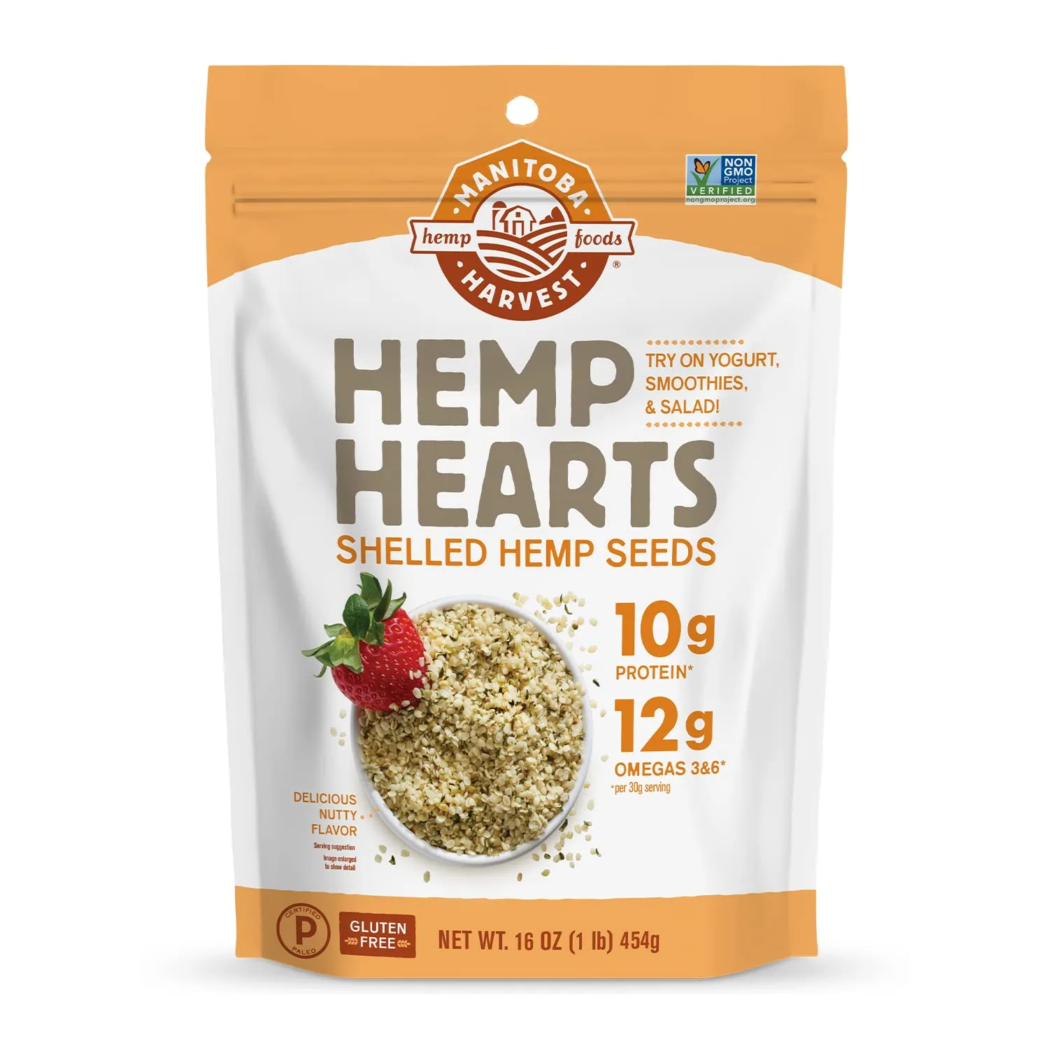 Semilla Cáñamo Manitoba Hemp Hearts 454g