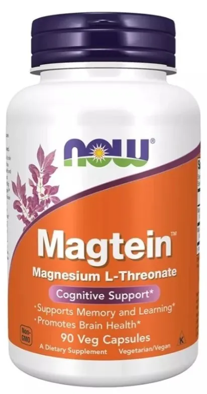 Now Foods, Magtein, Magnesium L-Threonate, 90 Veg Capsules