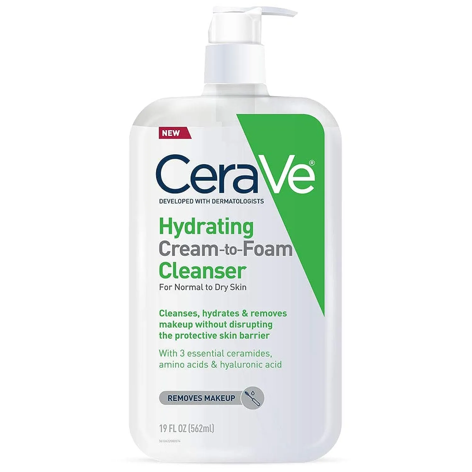 Cerave Limpiador Hidratante Crema a Espuma 562ml