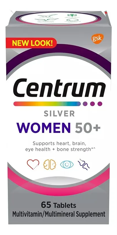 Centrum Silver Women Mujer 50+ 65 Tabletas