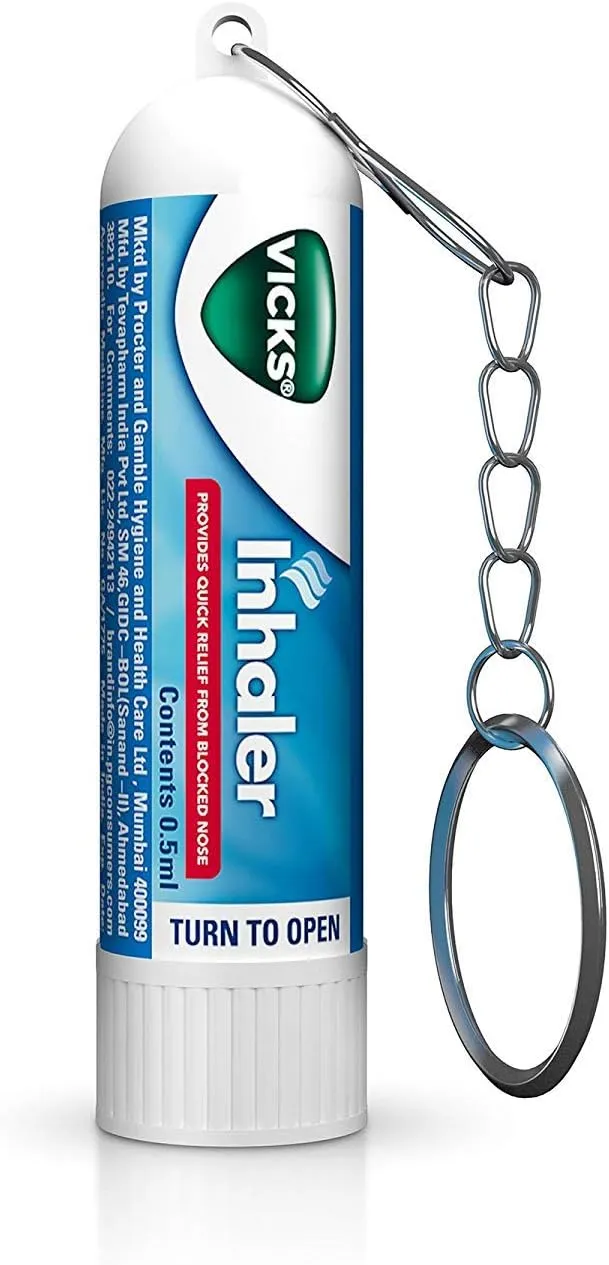 Inhalador Vicks Alergias Congestión Gripa Rinitis Portable