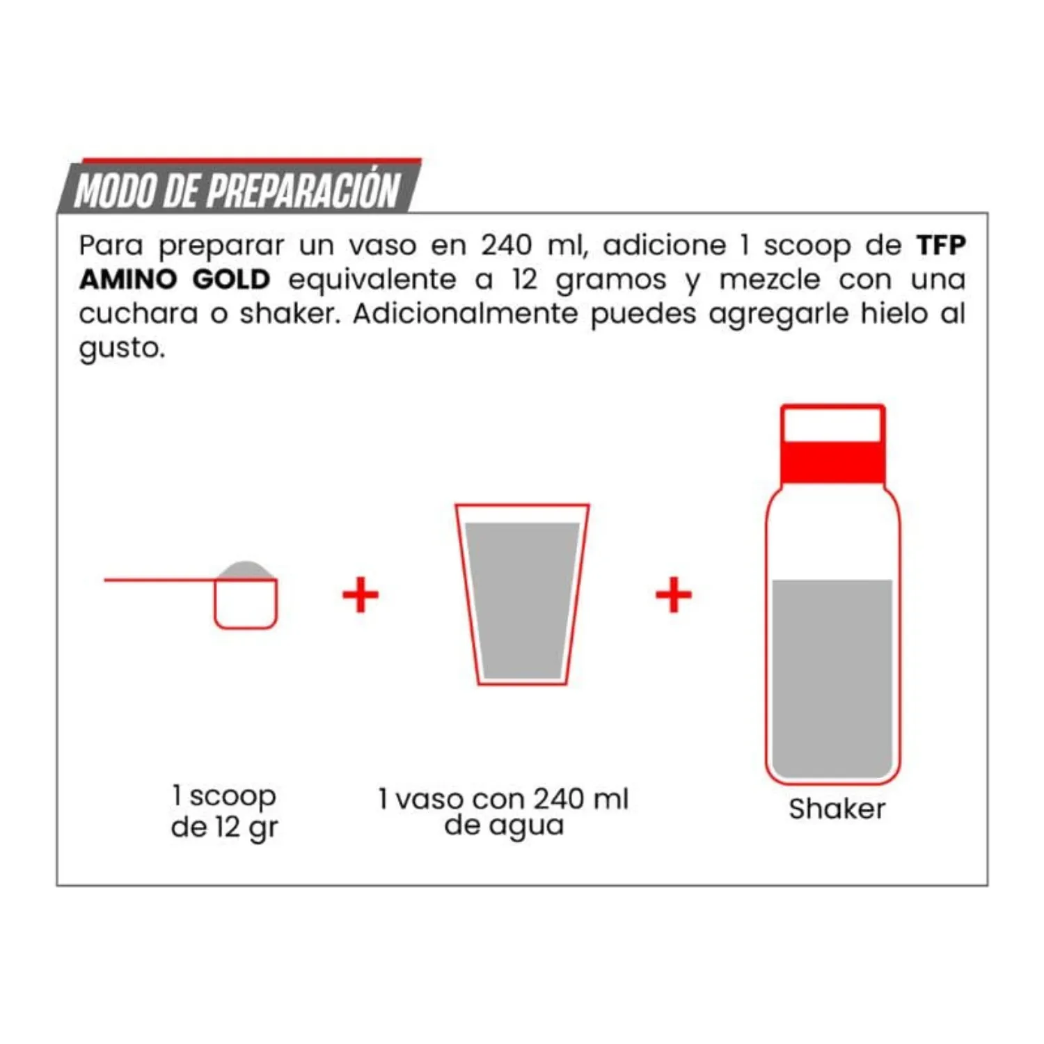 Aminoacidos TFP Amino Gold 300 Grs