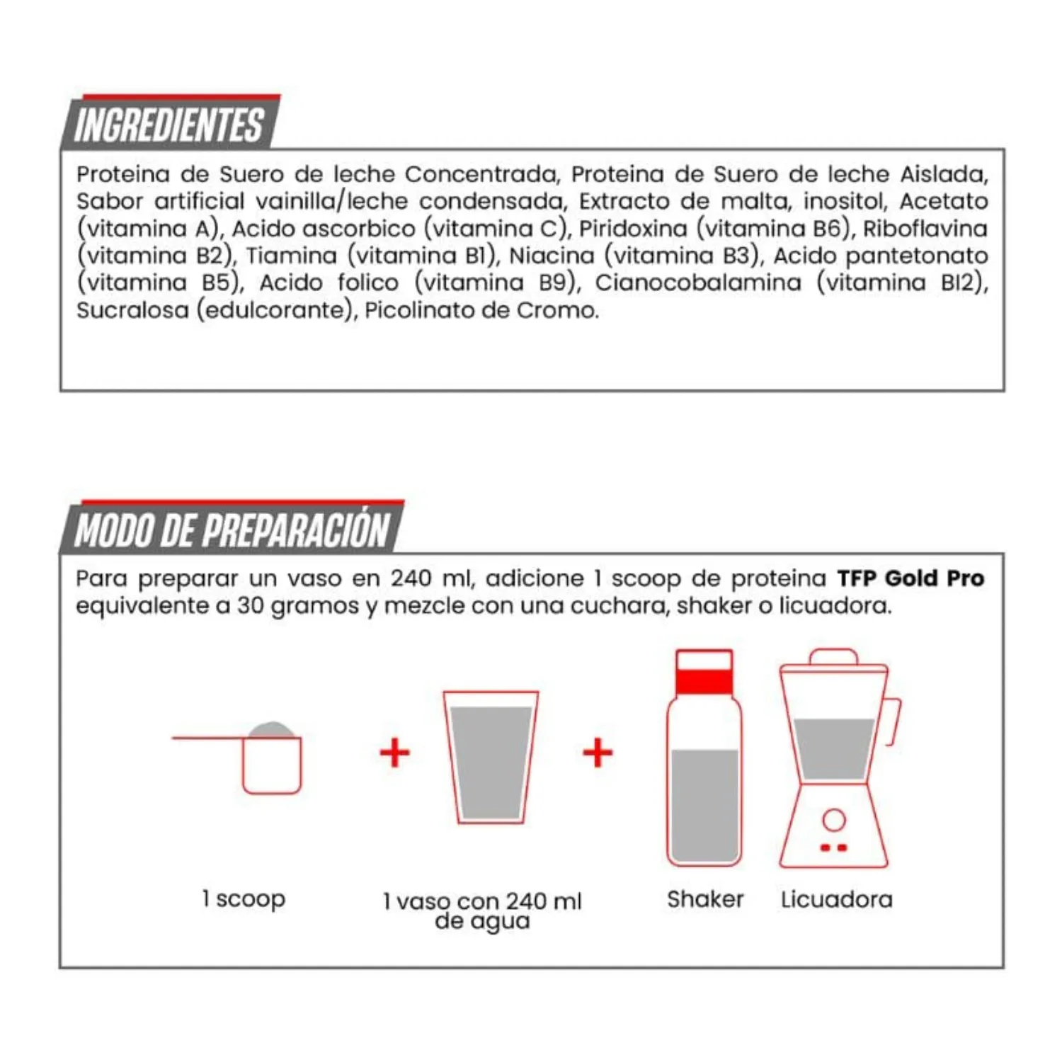 Proteina TFP Gold Pro 2 Lbs