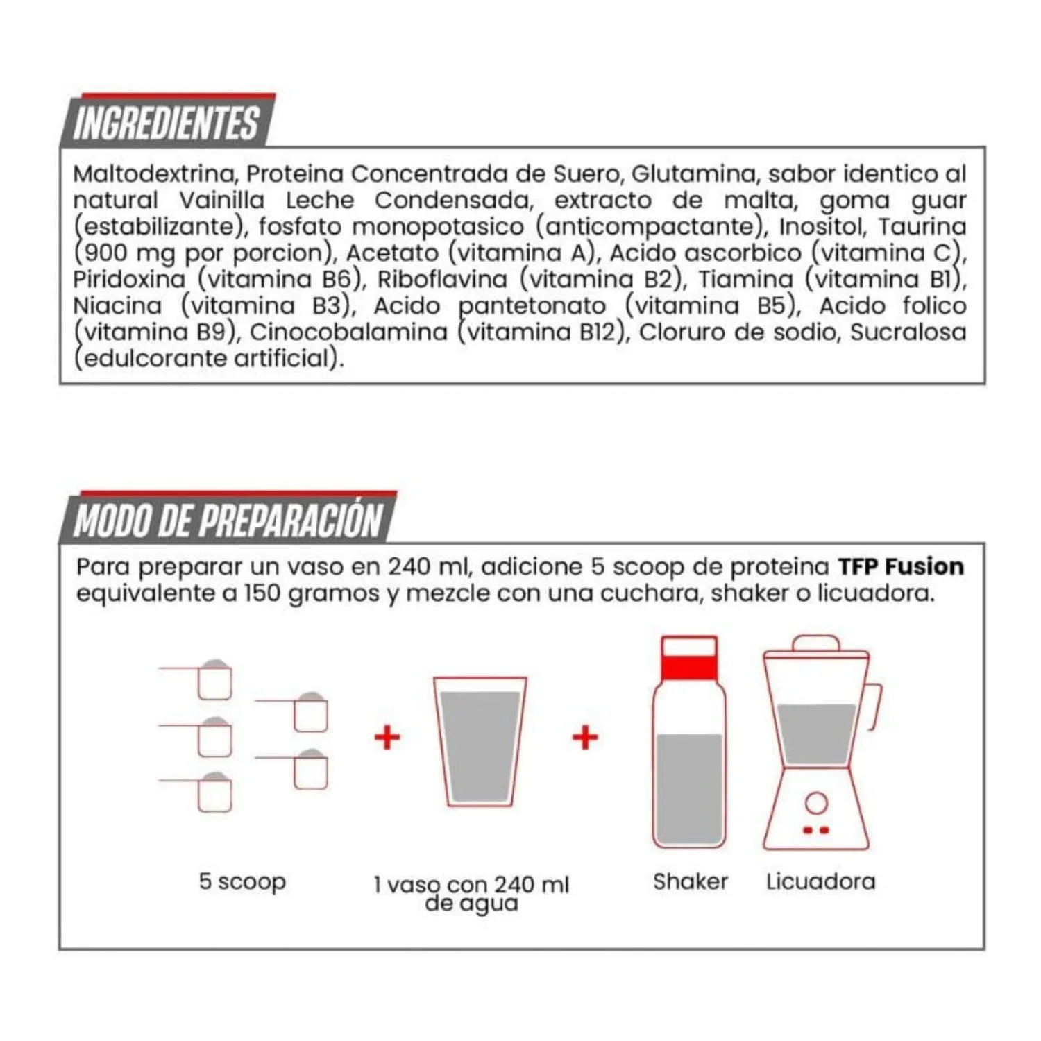 Proteina TFP Fusion 5 Lbs