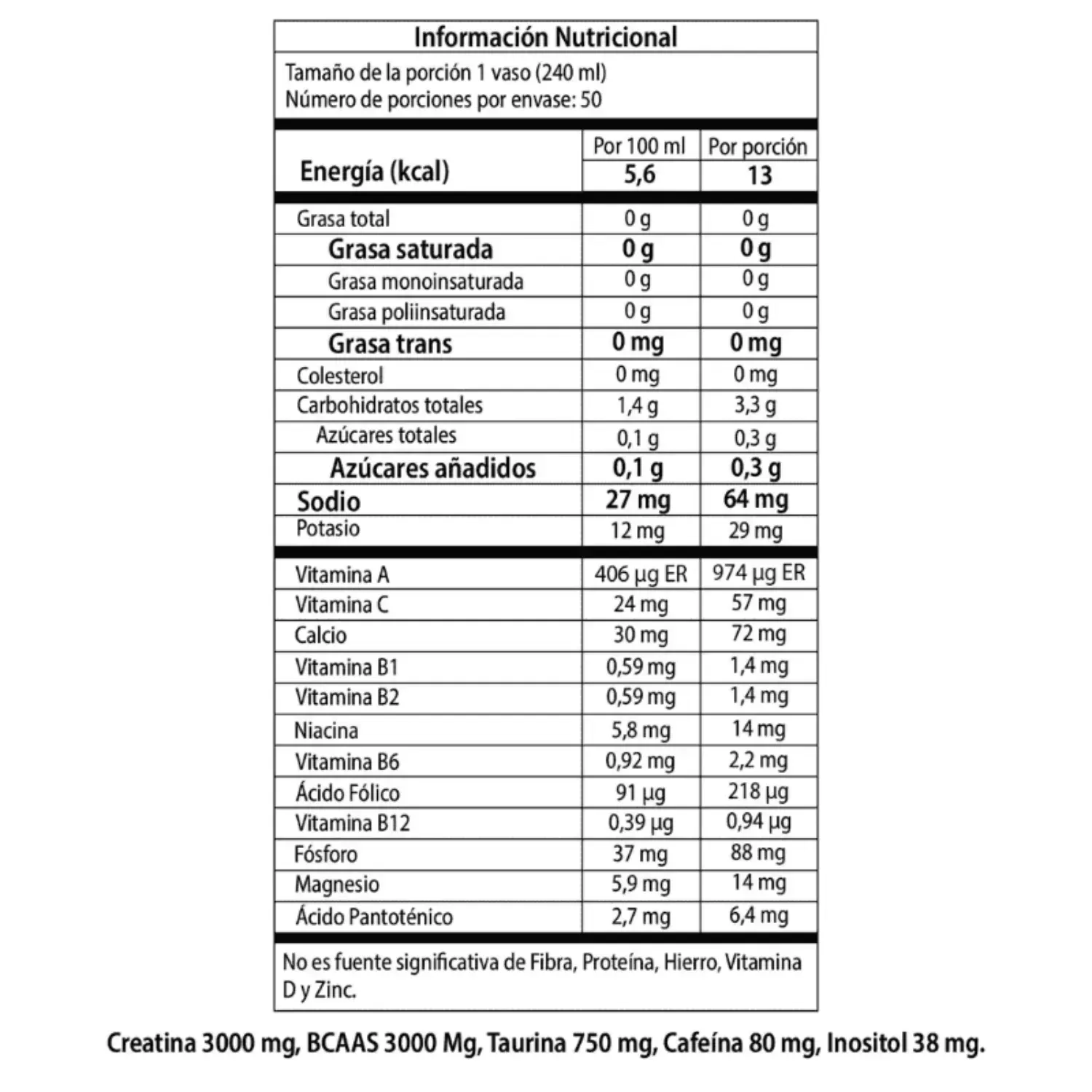 Creatina TFP Amino Bulk 600 Grs