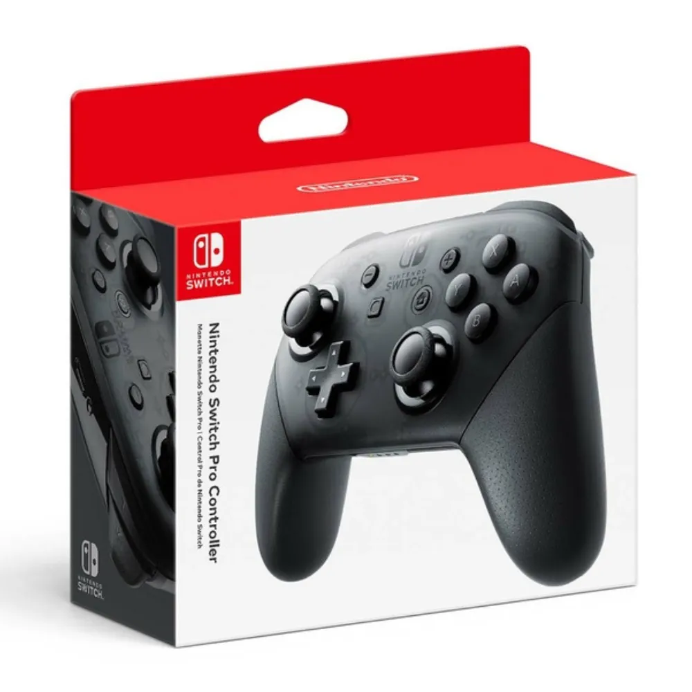 Control Joystick Inalámbrico NINTENDO SWITCH Pro Controller Black