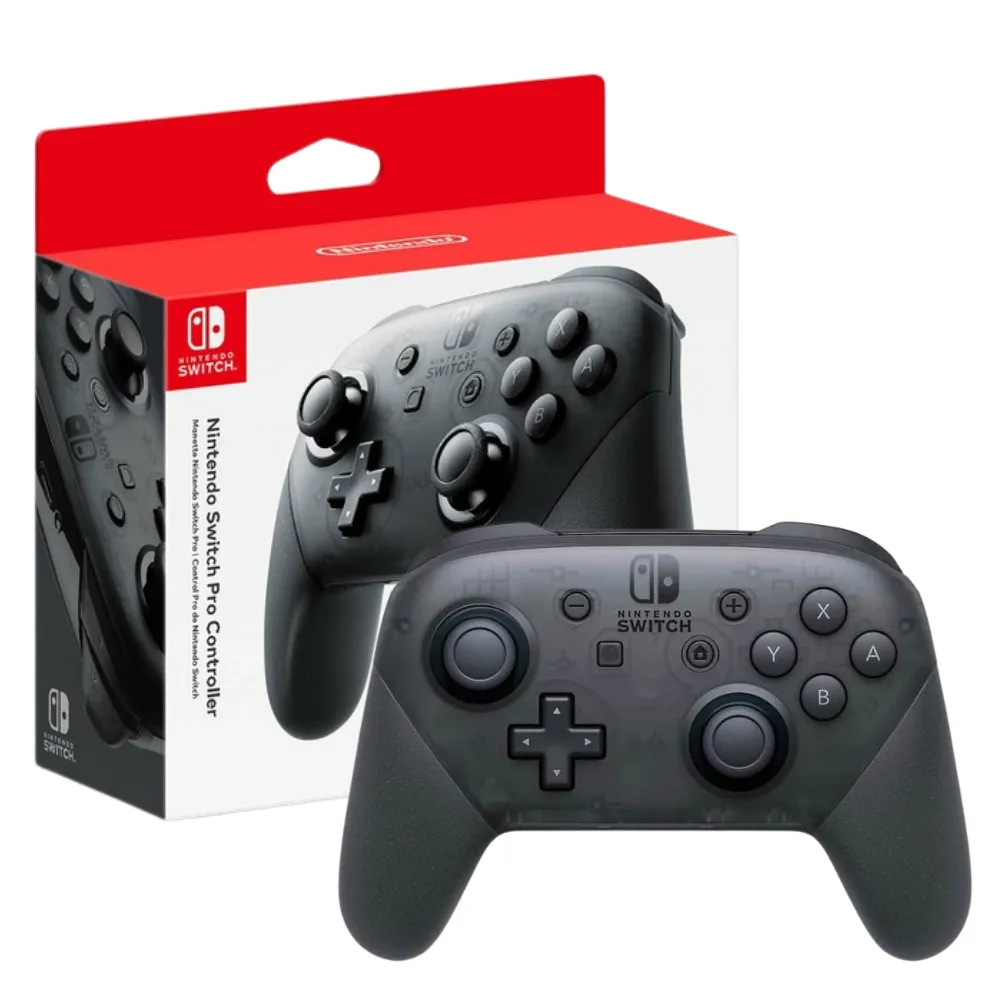 Control Joystick Inalámbrico NINTENDO SWITCH Pro Controller Black