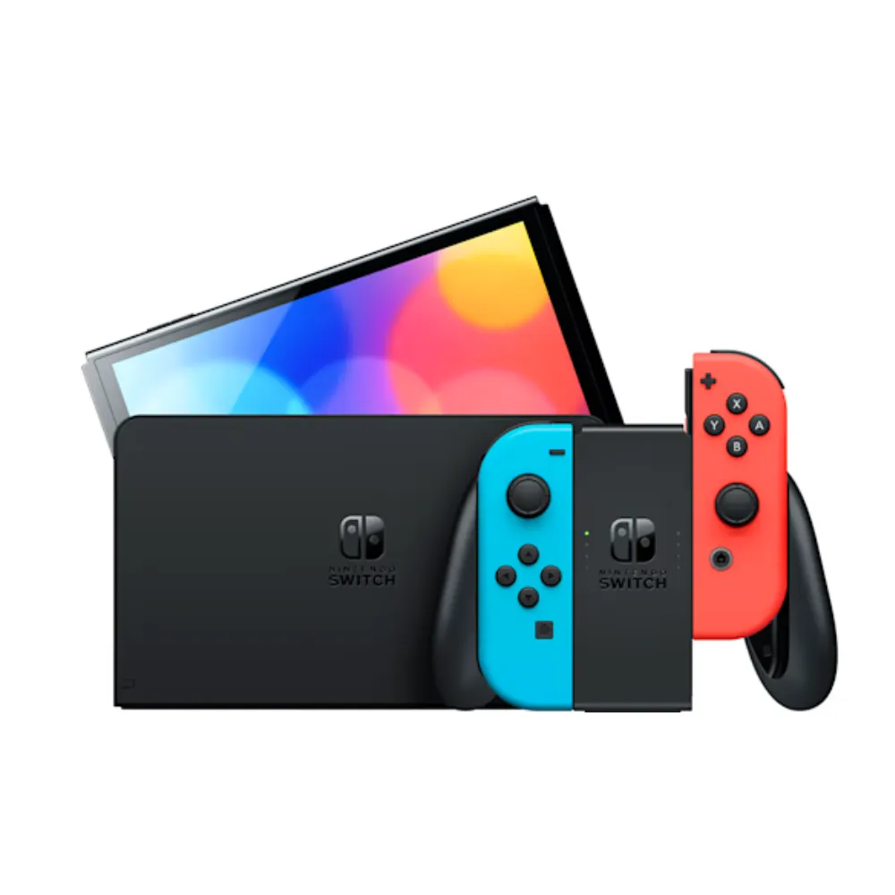 Consola Nintendo Switch - Conjunto Modelo Oled Azul Neón/Rojo Neón