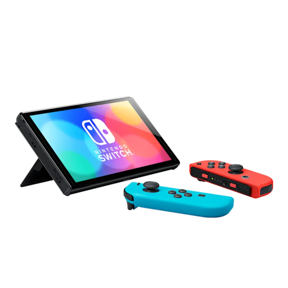 Consola Nintendo Switch - Conjunto Modelo Oled Azul Neón/Rojo Neón