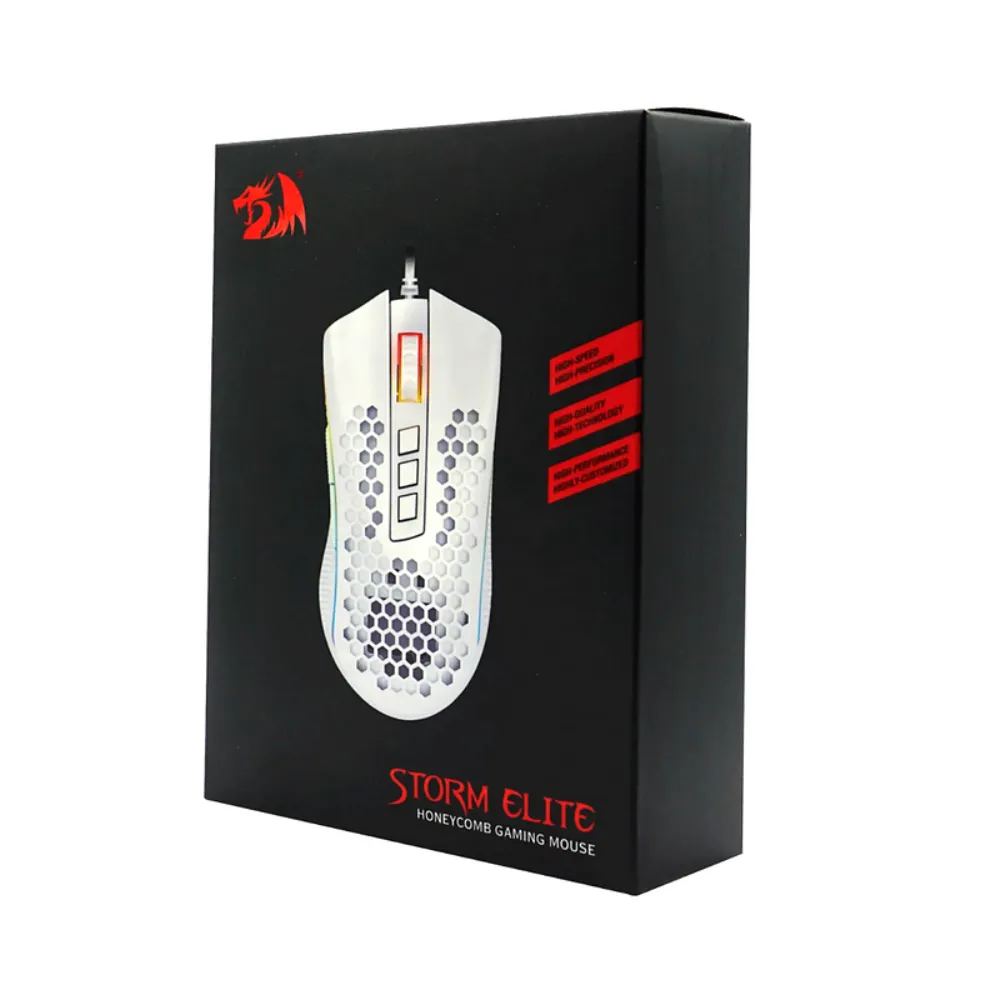 Mouse Gamer Redragon Storm Elite  M988 Blanco