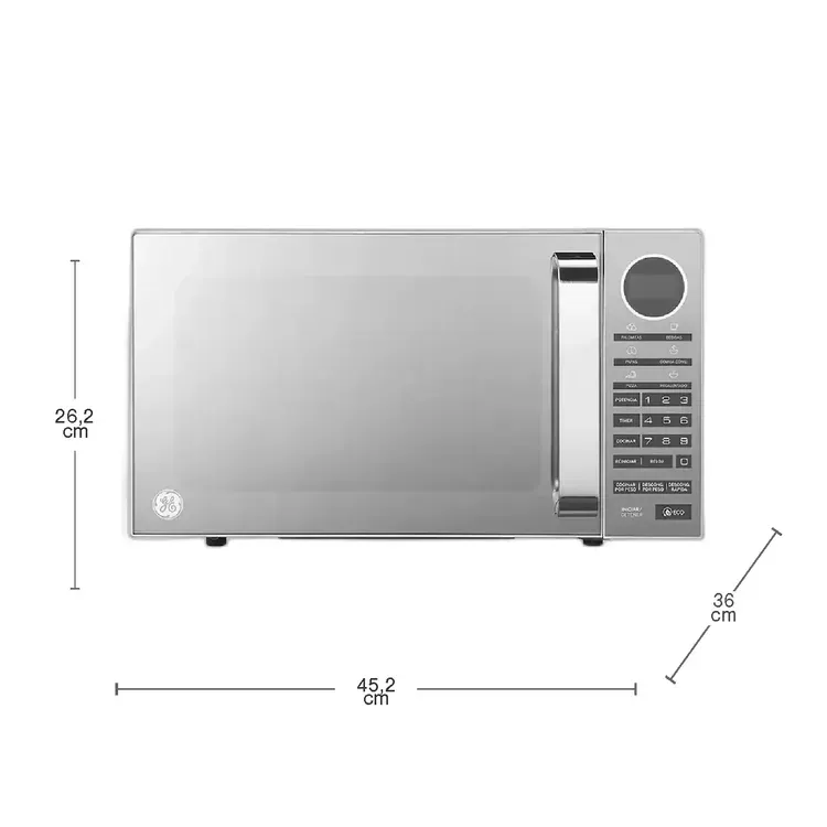 Horno microondas de 19.8 litros GE Appliances espejo - MGE07SEJ