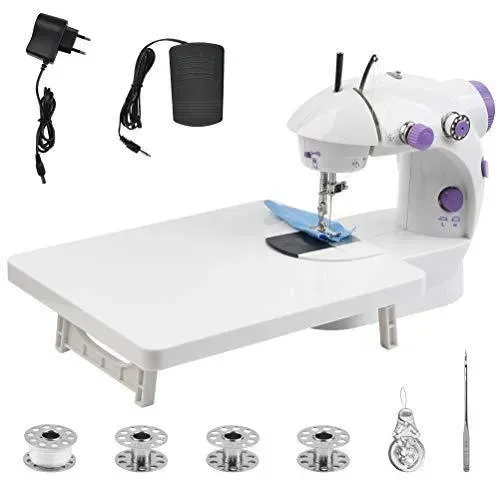 Maquina De Coser Portatil Mini Electrica Con Mesa