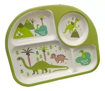 Juego De Vajilla De Dinosaurio De 5 Piezas Para Niños, Plato