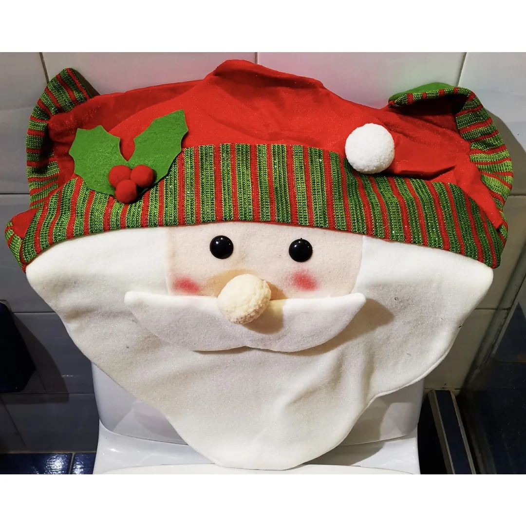 Juego De Baño Diseño Navideño Papá Noel