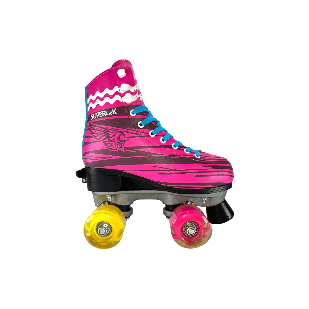 Patines 4 Ruedas Artisticos Ajustables Con Luces 