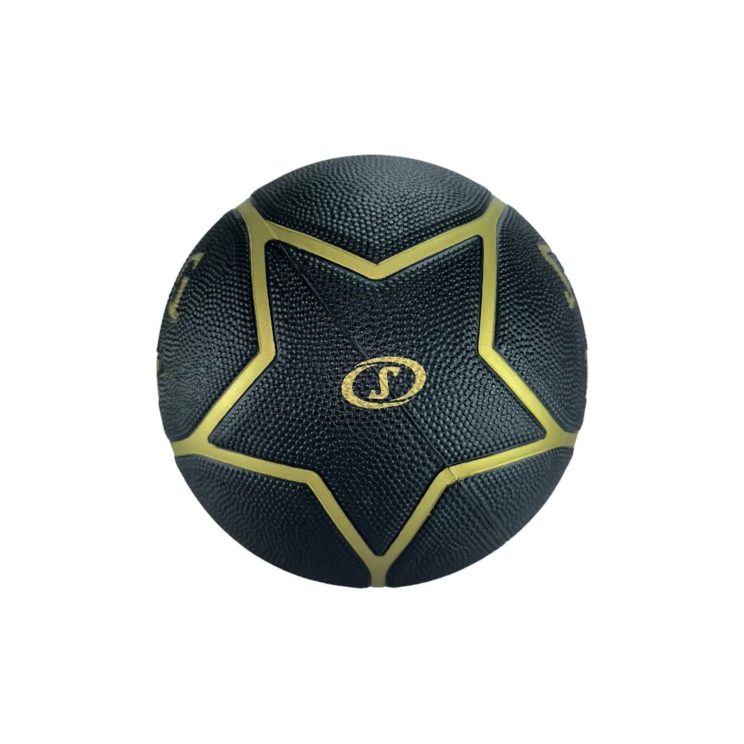 	 Balon De Baloncesto Basquetbol Original Spalding Highlight Dorado