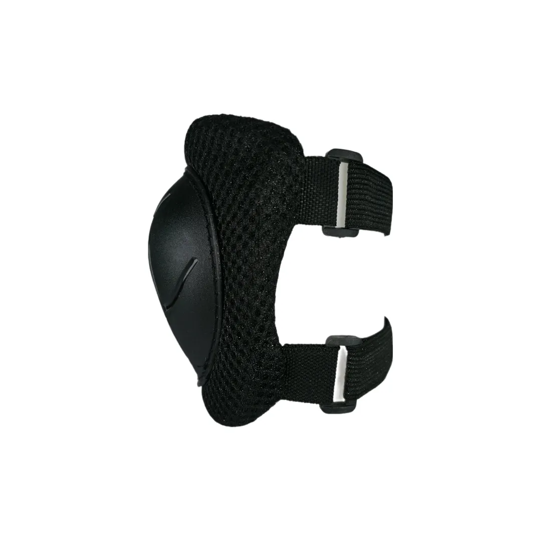 Combo Protecciones Casco Sport Balance Con Rodilleras Coderas Y Guantes Sport Negro