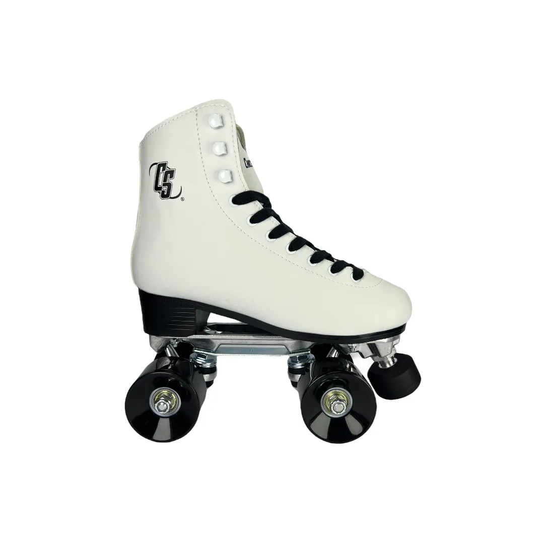 Patines 4 Ruedas Artisticos Chicos Skate Chasis Aluminio Blanco