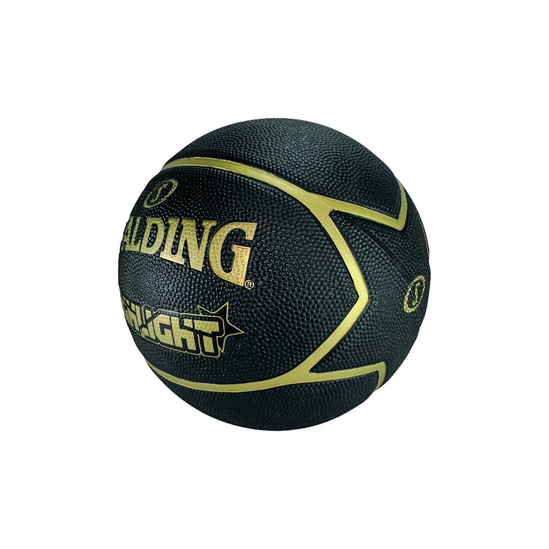 	 Balon De Baloncesto Basquetbol Original Spalding Highlight Dorado