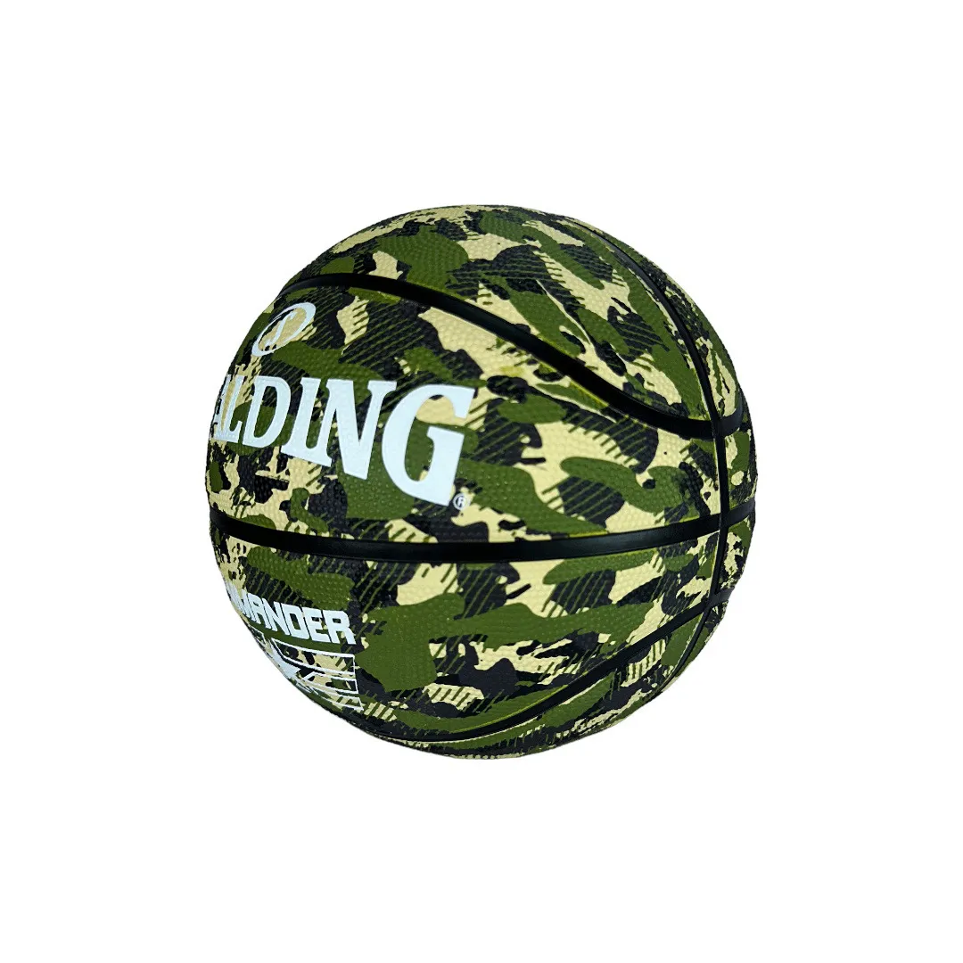 	 Balon De Baloncesto Basquetbol Original Spalding Commander Verde