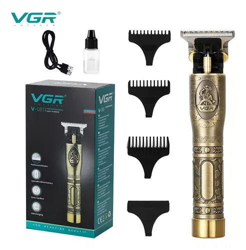 Máquina Patillera Peluquera Barbera Recargable Vgr V-081 