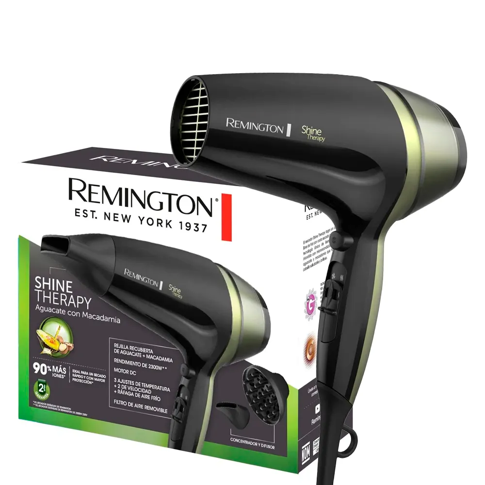 Secador De Cabello Remington Profesional Aguacate Macadamia Original