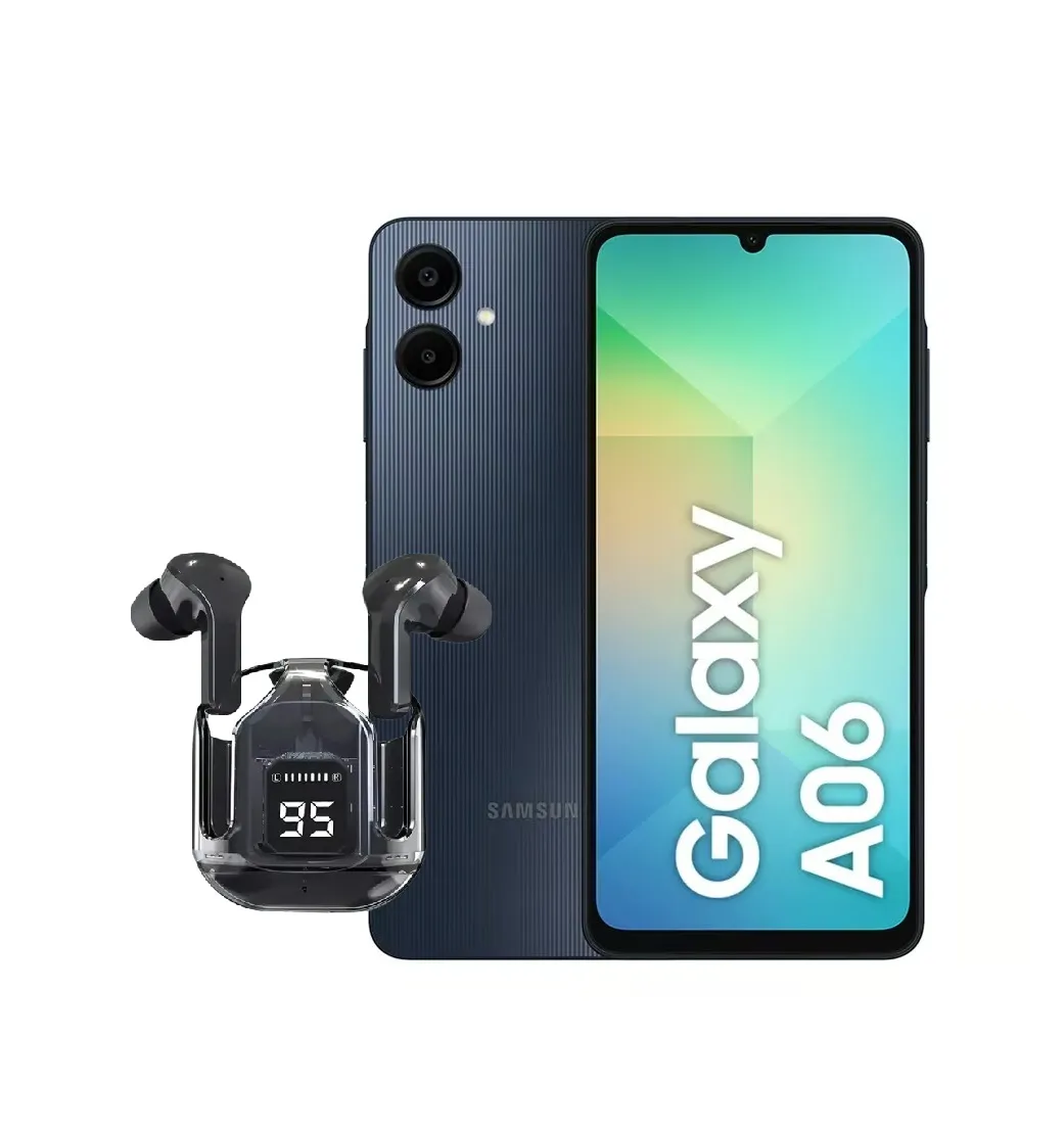 Celular Samsung Galaxy A06 64gb + Audífonos Bluetooth 