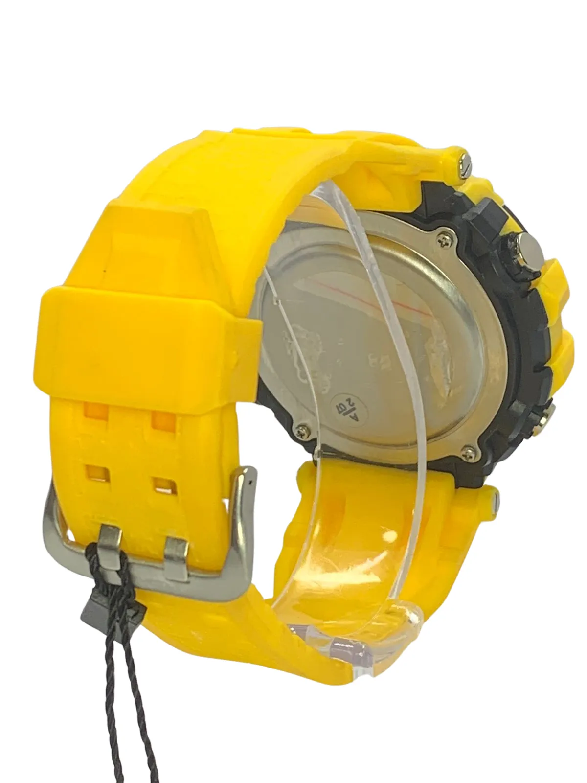 Reloj Pegaso Hombre Digital Doble Hora P1919A-100110 Pulso Amarillo