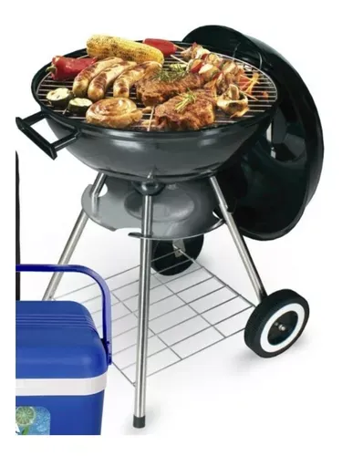 Asador Home Elements De Carbón BBQ – Portable Con Ruedas