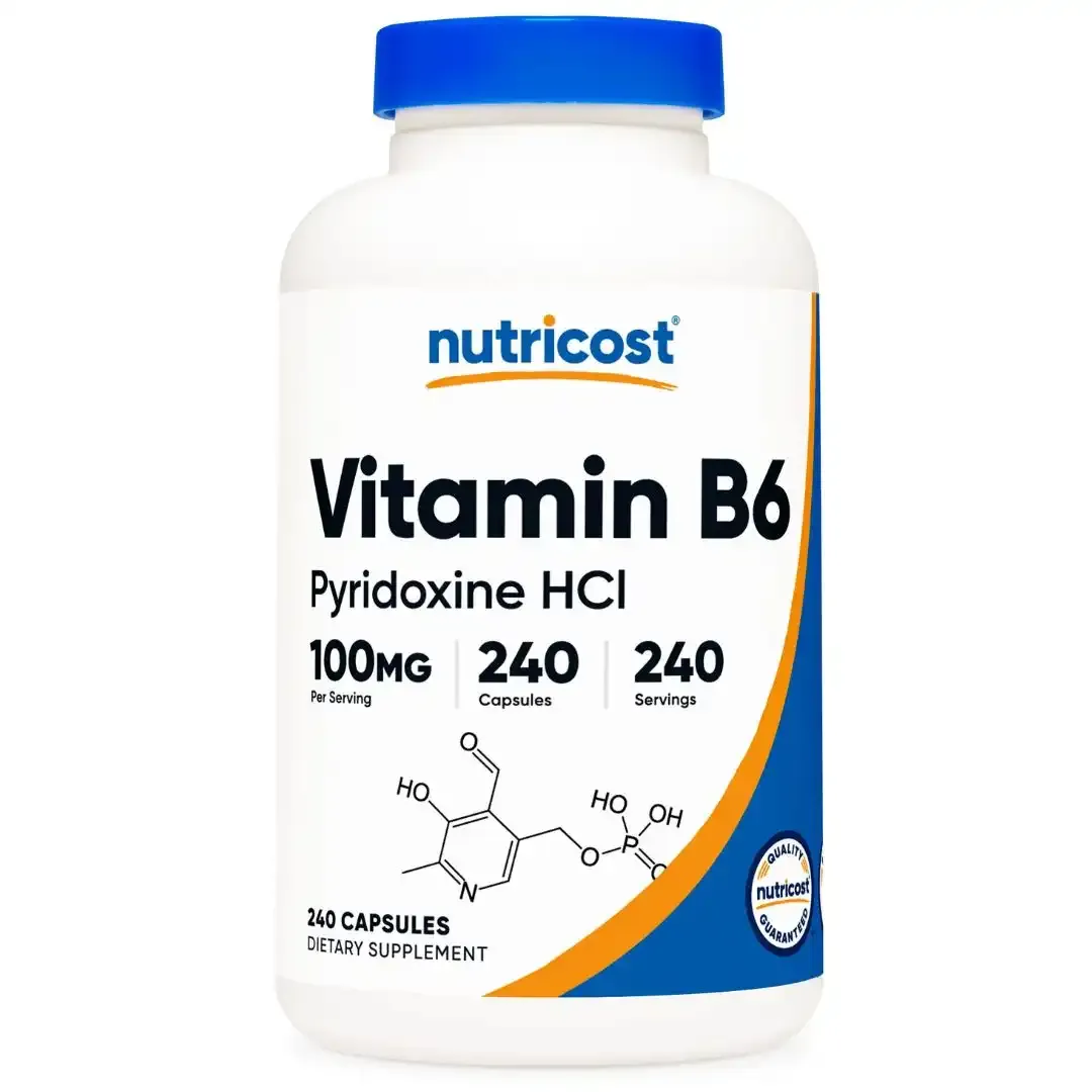  Vitamina B6 240 Capsulas Nutricost