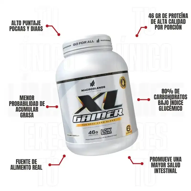 Xl Gainer 6 Libras Creamy Vainilla