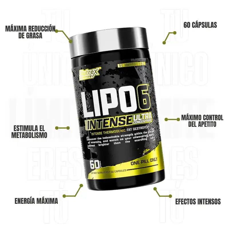 Lipo 6 Black Intense 60 Capsulas