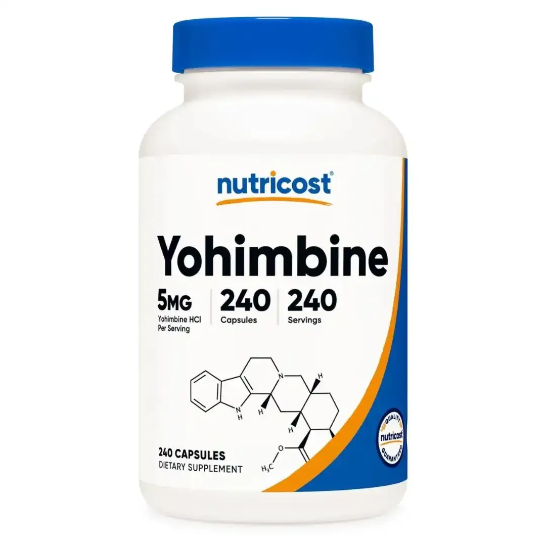 Yohimbina 5 Mg 240 Capsulas Nutricost