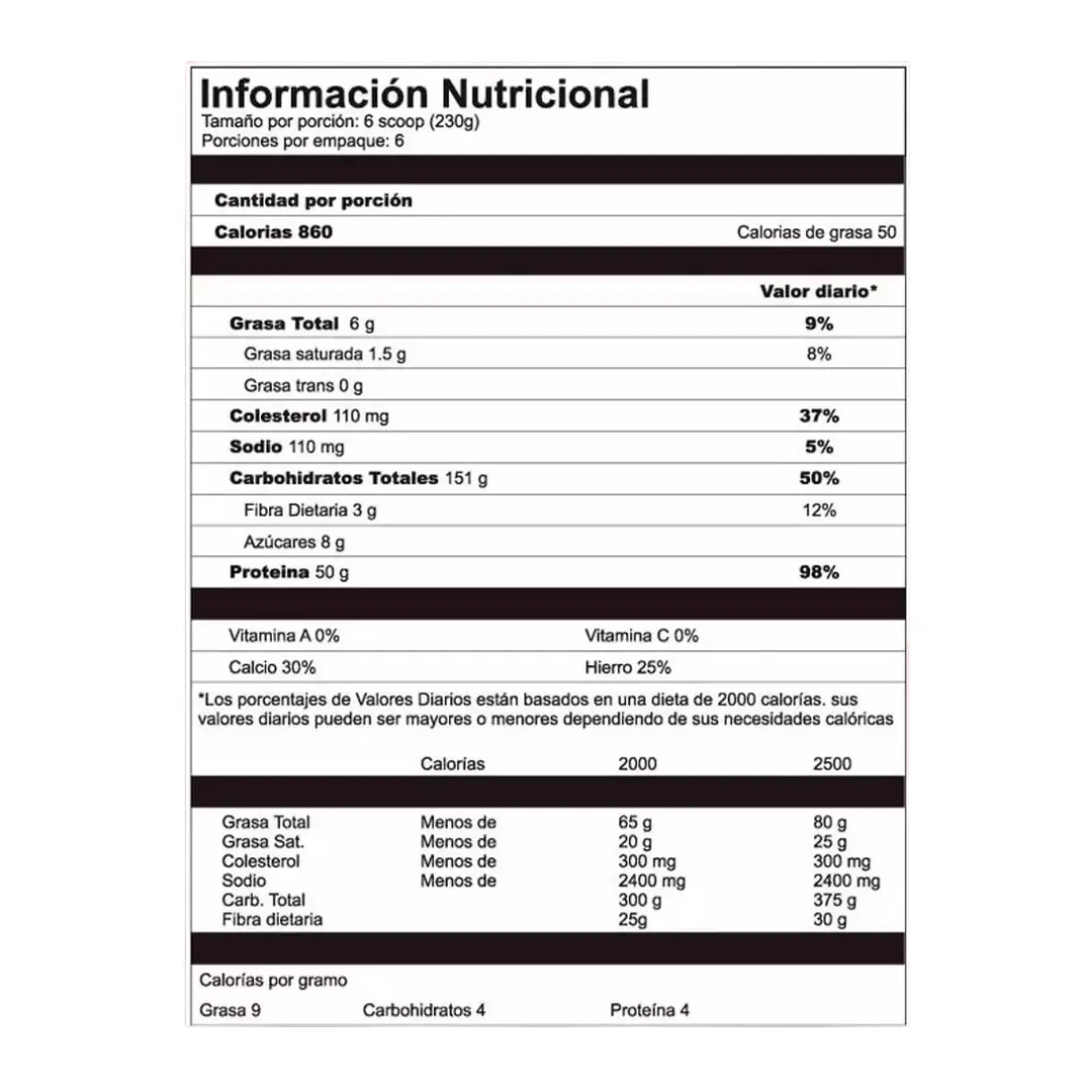 Proton + Gainer 3 Libras