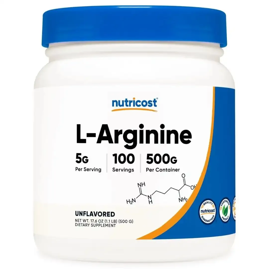 L-Arginina En Polvo 100 Servicios Nutricost