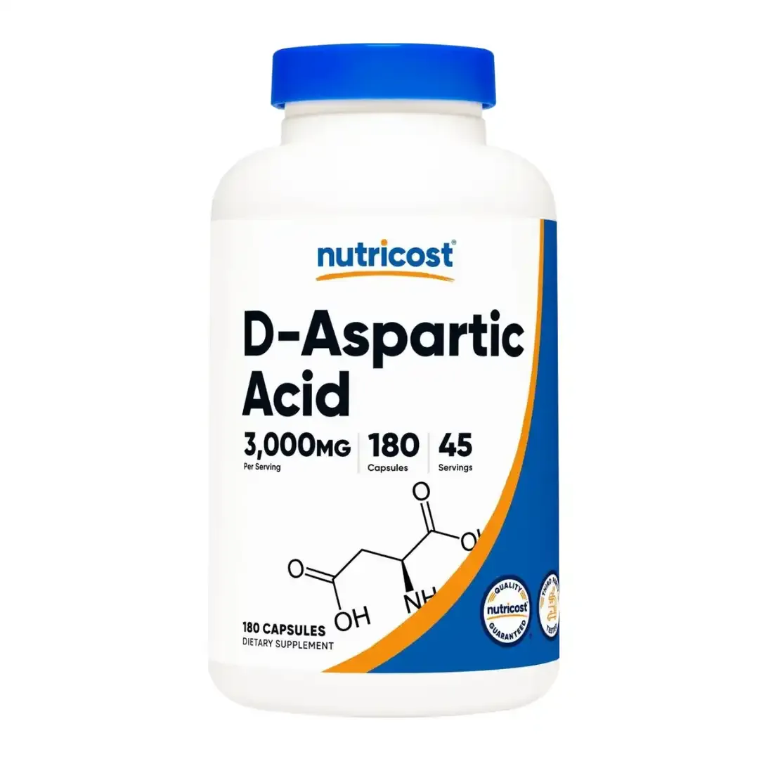 D- Aspartic 180 Capsulas Nutricost