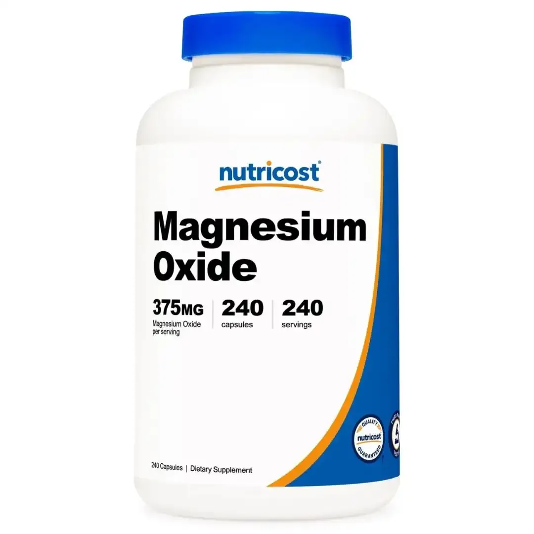 Oxido De Magnesio 240 Capsulas Nutricost