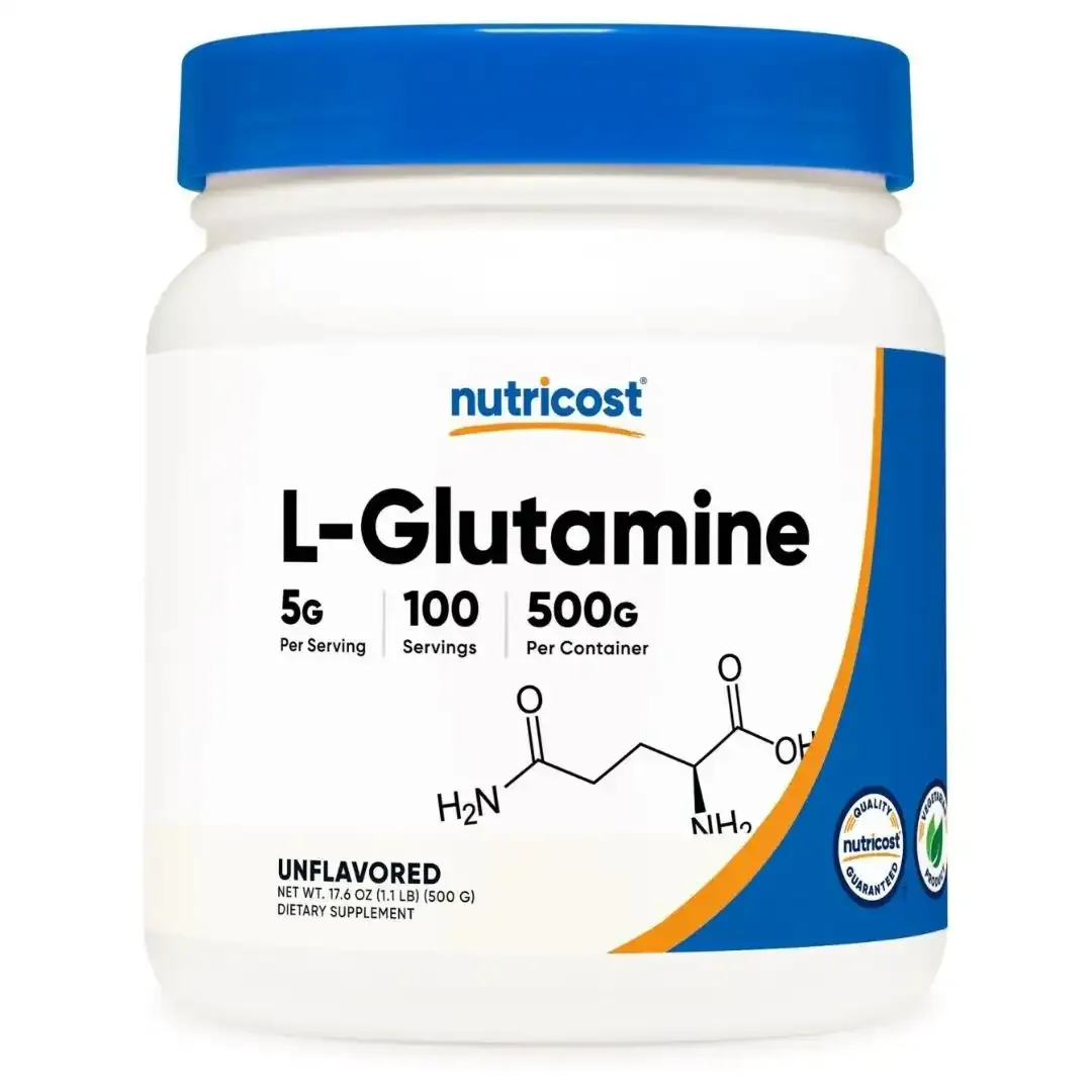 L-Glutamina Sin Sabor 100 Servicios Nutricost 