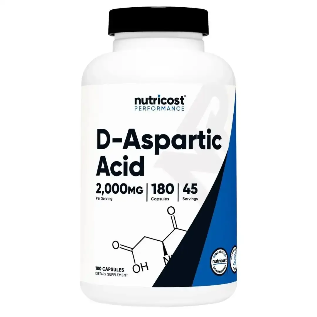 D- Aspartic 180 Capsulas Nutricost