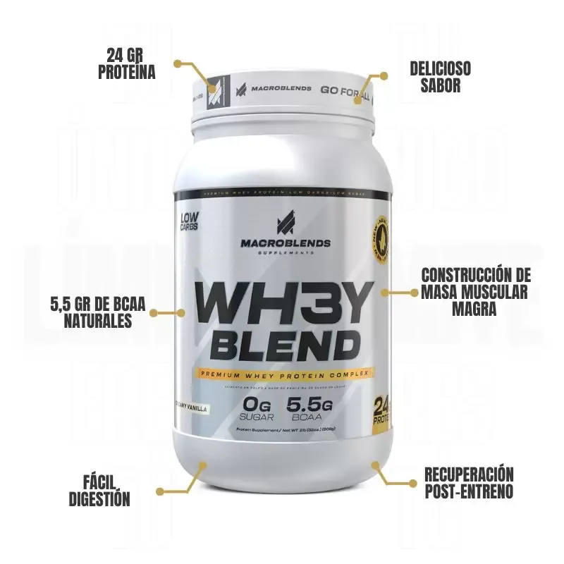 Whey Blend 2 Libras Vanilla Cream