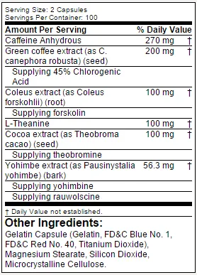 Hydroxycut Hardcore Elite 100 Capsulas