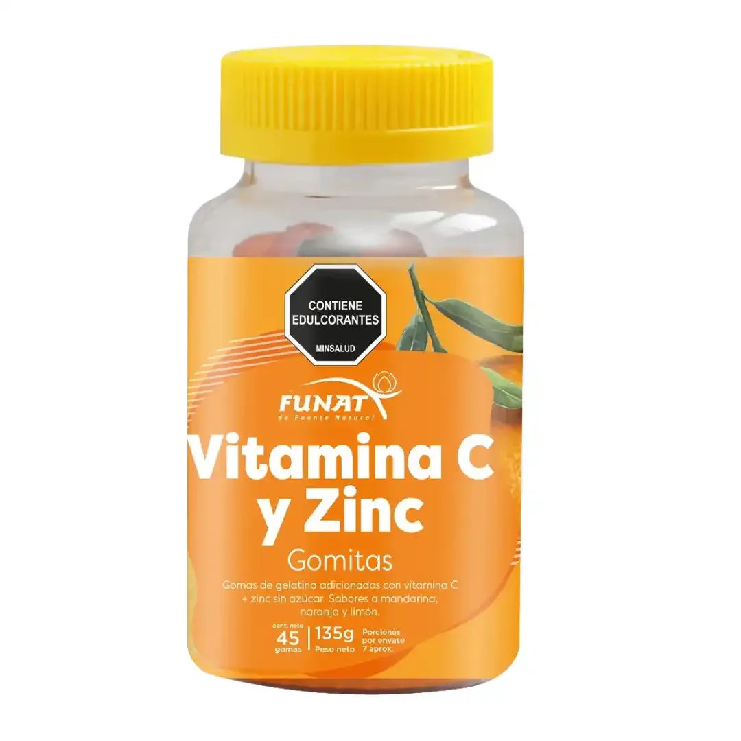 Gomitas Con Vitamina C + Zinc 45 Unidades Funat