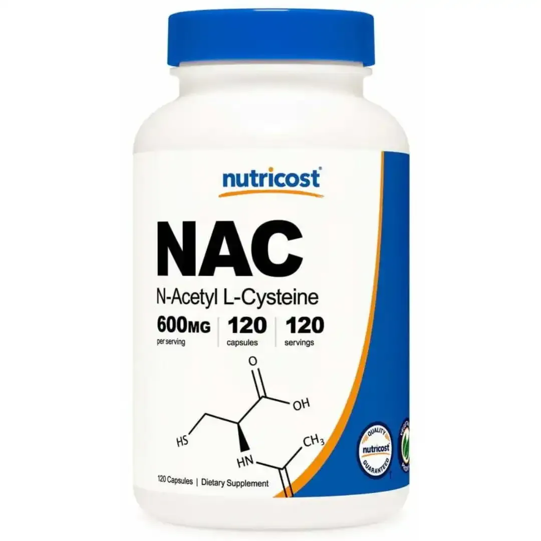 N-Acetilcisteina (NAC) 120 Tabletas Nutricost