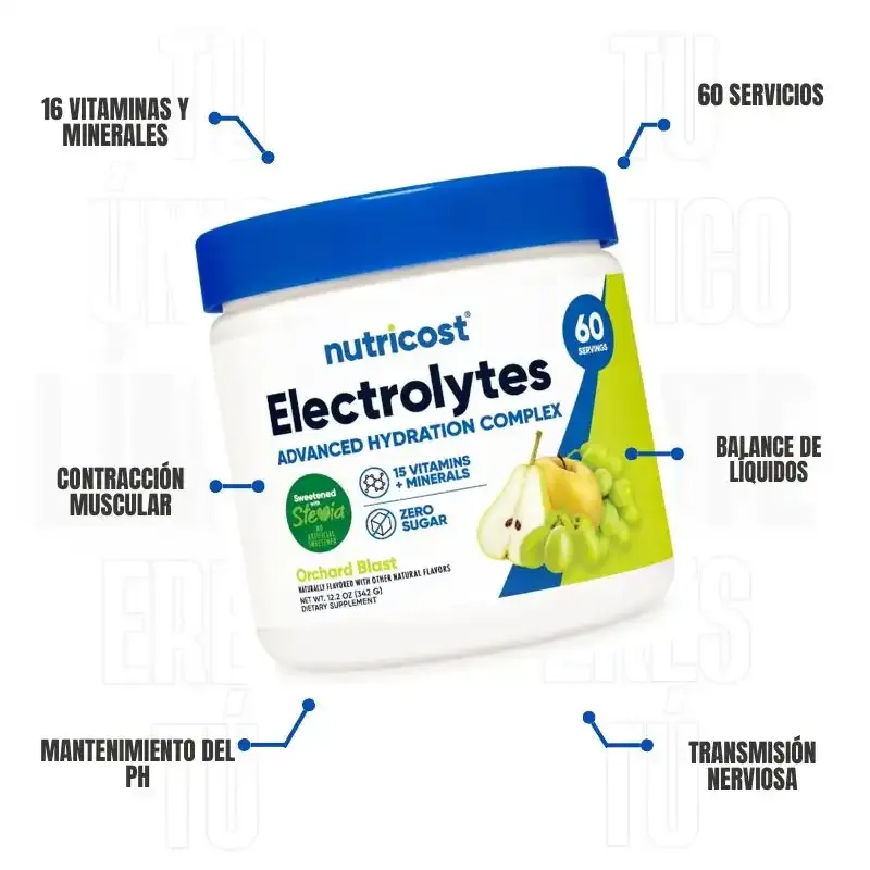 Electrolyte Complex 60 Servicios Nutricost