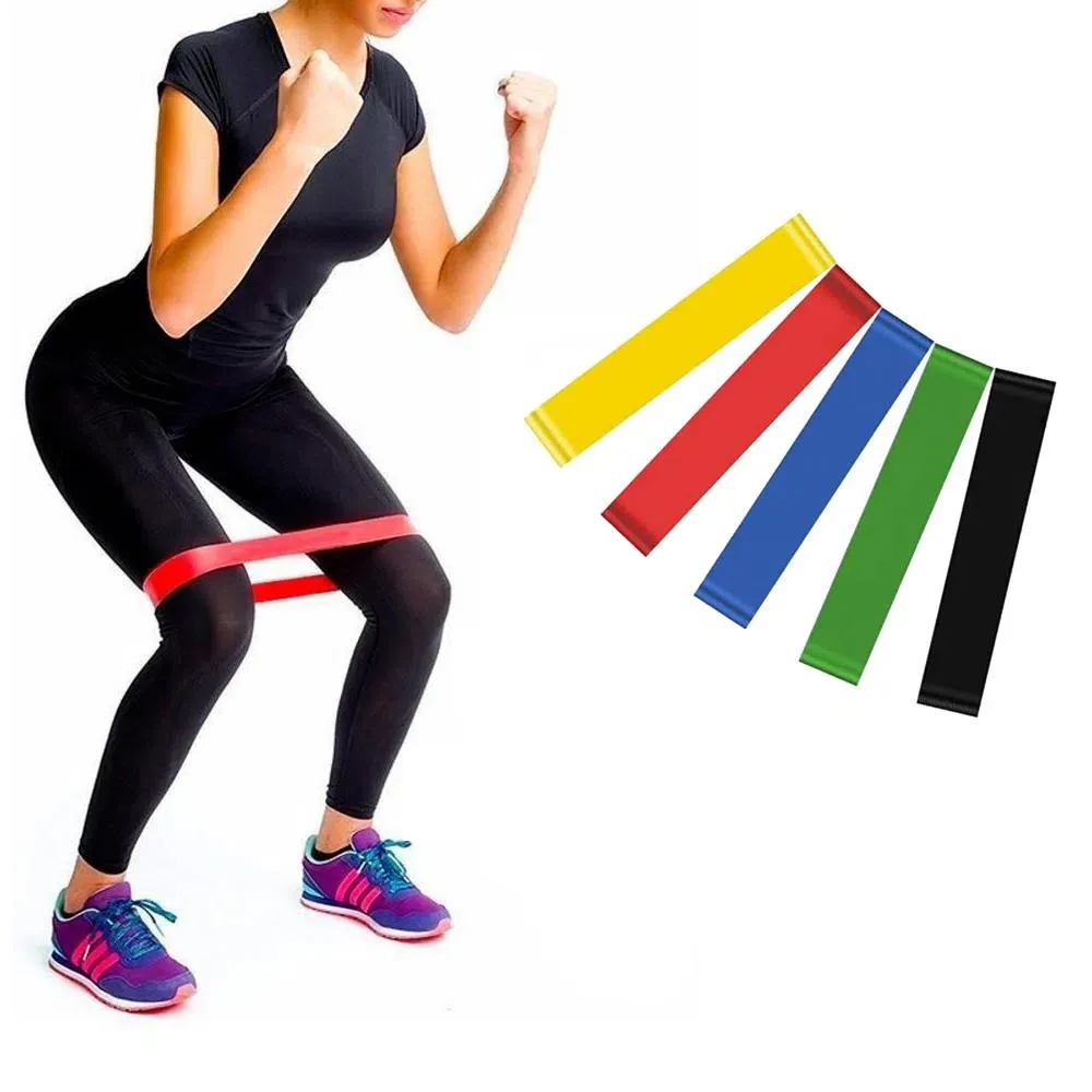 Kit Bandas Elásticas Para Pilates Yoga x 5 Und