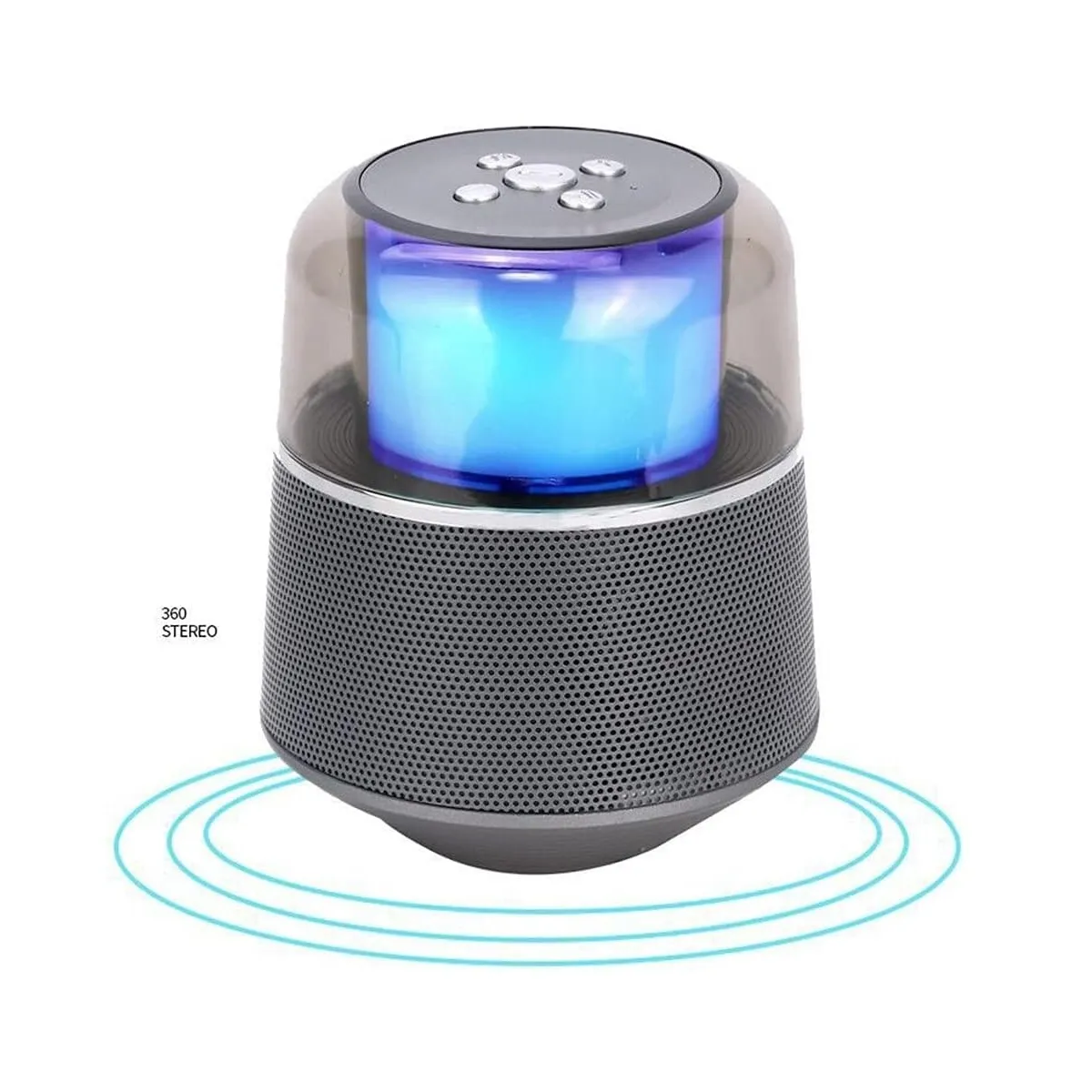 Parlante Con Bluetooth Inalámbrico Con Luz LED Minialtavoz Portátil