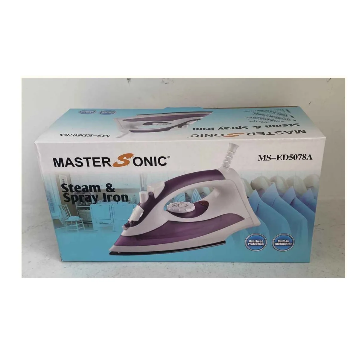 Plancha Para Ropa Master Sonic MS-ED5078A