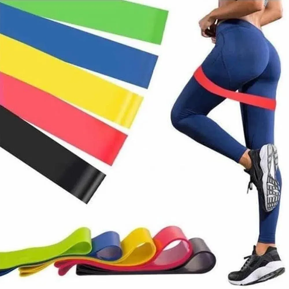 Kit Bandas Elásticas Para Pilates Yoga x 5 Und