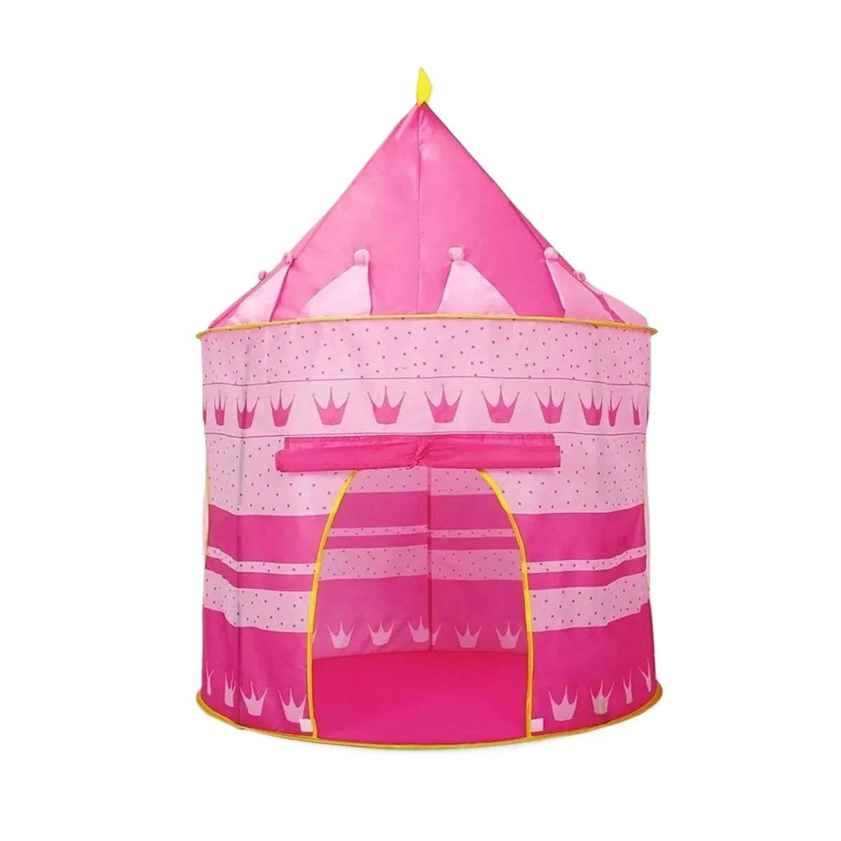 	 Carpa Infantil En Forma De Castillo Rosado