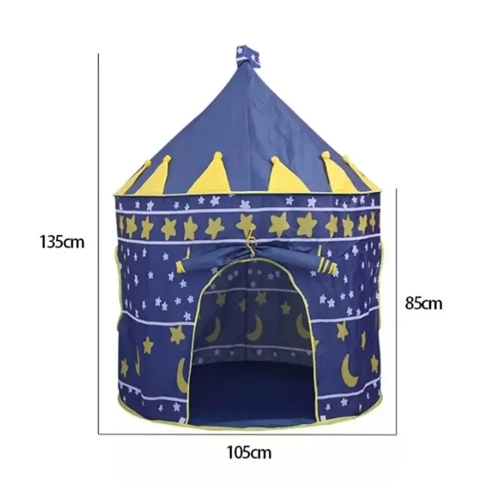 Carpa Infantil En Forma De Castillo Azul